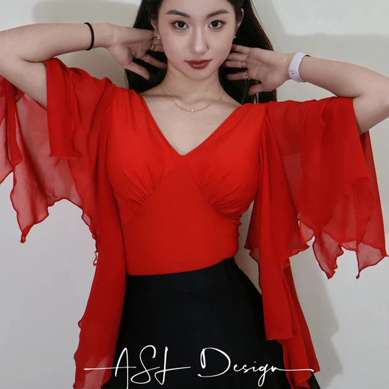 Красный V-образный вырез, топы для латинских бальных танцев, одежда для взрослых и женщин Walzt, танцевальная одежда для выступлений, боди для клубных танцев, тренировочная одежда BL18206
Красный V-образный вырез, топы для латинских бальных танцев, одежда для взрослых и женщин Walzt, танцевальная одежда для выступлений, боди для клубных танцев, тренировочная одежда BL18206