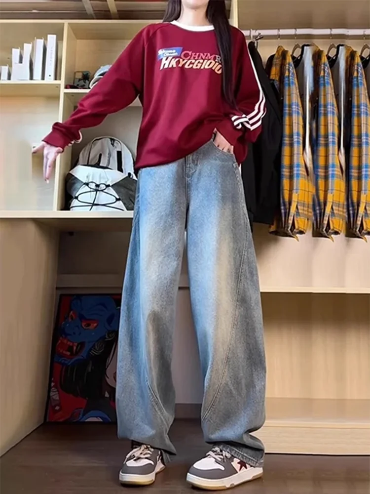 Джинсы прямого кроя, широкие, свободные, в стиле хип-хоп, длиной в пол, для весны и осени, повседневные, из денима
Джинсы прямого кроя, широкие, свободные, в стиле хип-хоп, длиной в пол, для весны и осени, повседневные, из денима