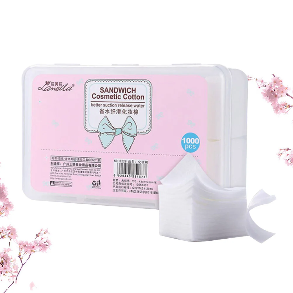 1000pcs Delicate Water-saving Cotton Pad Makeup Disposable Non-woven Pads (White) cotton nail polish
1000pcs Delicate Water-saving Cotton Pad Makeup Disposable Non-woven Pads (White) cotton nail polish