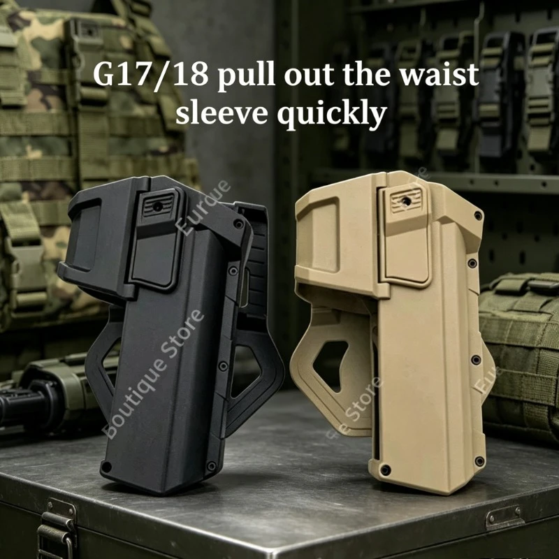9mm .45 Quick Draw Holster Tactical Waist Mount with Flashlight Standard Duty Outdoor Training Gear Accessories
9mm .45 Quick Draw Holster Tactical Waist Mount with Flashlight Standard Duty Outdoor Training Gear Accessories