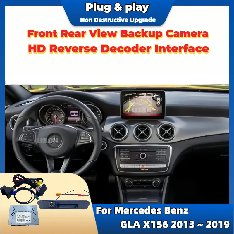 Комплект камеры заднего вида, специальный для Mercedes Benz GLA X156 2013 ~ 2019, оригинальный экран Plug & Play, интерфейс передней камеры заднего вида
Комплект камеры заднего вида, специальный для Mercedes Benz GLA X156 2013 ~ 2019, оригинальный экран Plug & Play, интерфейс передней камеры заднего вида