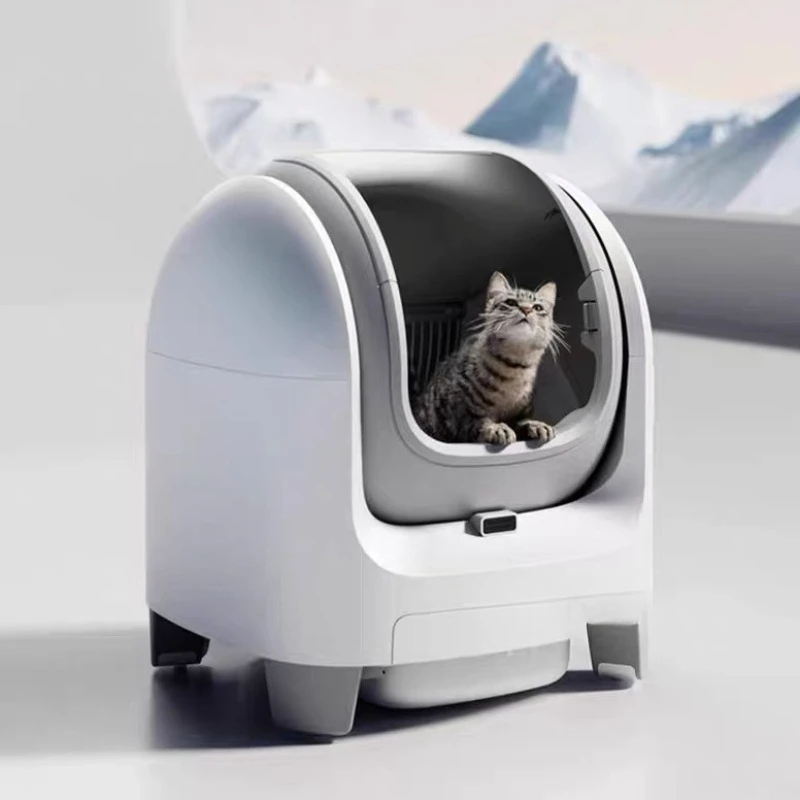 Intelligent electric automatic cat litter box automatic cleaning oversized open cat toilet shit shoveling machine
Intelligent electric automatic cat litter box automatic cleaning oversized open cat toilet shit shoveling machine