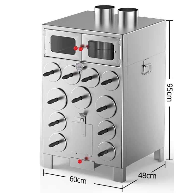 Stainless Steel Firewood Sweet Potato/Corn Baking Machine 11 Holes Commercial Roasted Sweet Potato Stove Charcoal Customized
Stainless Steel Firewood Sweet Potato/Corn Baking Machine 11 Holes Commercial Roasted Sweet Potato Stove Charcoal Customized