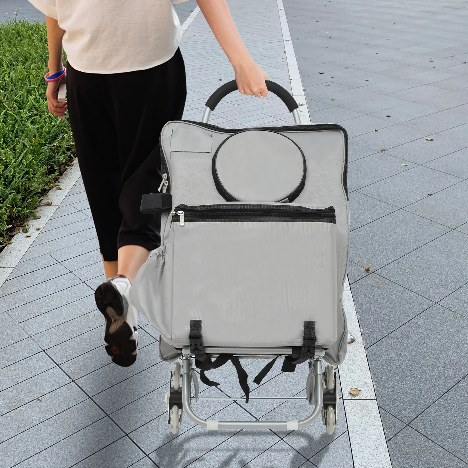 Серебряная 3-колесная портативная складная художественная тележка с колесами для подъема по лестнице, мобильное вращающееся кресло для рисования для художников на открытом воздухе
Серебряная 3-колесная портативная складная художественная тележка с колесами для подъема по лестнице, мобильное вращающееся кресло для рисования для художников на открытом воздухе