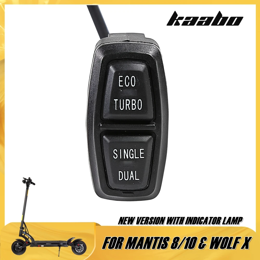 Universal Single-Dual & Eco-Turbo Switch for KAABO MANTIS 8 10 WOLF WARRIOR X 10-Inch Series Electric Scooter Used with Hub Box
Universal Single-Dual & Eco-Turbo Switch for KAABO MANTIS 8 10 WOLF WARRIOR X 10-Inch Series Electric Scooter Used with Hub Box