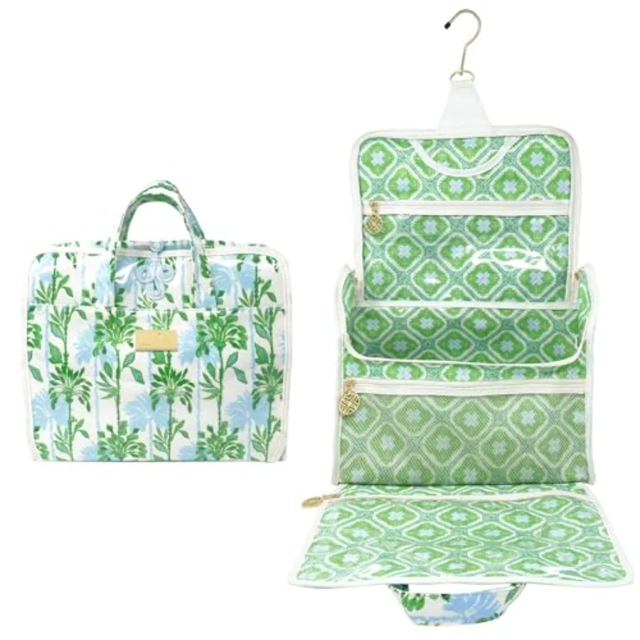 Hanging Toiletry Bag - Travel Organizer with Handle and Pockets - Cute Travel Makeup Bag - Floral
Hanging Toiletry Bag - Travel Organizer with Handle and Pockets - Cute Travel Makeup Bag - Floral
