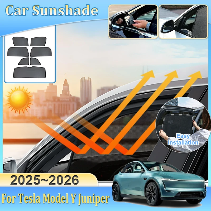 Mesh Sun Shade For Tesla Model Y Juniper 2025 2026 Car Magnetic Sunshade Anti-UV Privacy Blocking Tools Auto Parts Accessories
Mesh Sun Shade For Tesla Model Y Juniper 2025 2026 Car Magnetic Sunshade Anti-UV Privacy Blocking Tools Auto Parts Accessories