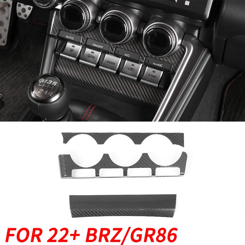 Real Carbon Fiber For Toyota 86/Subaru BRZ 2022 Car Center Control Air Conditioning Mode Button Decorative Panel Car Accessories
Real Carbon Fiber For Toyota 86/Subaru BRZ 2022 Car Center Control Air Conditioning Mode Button Decorative Panel Car Accessories