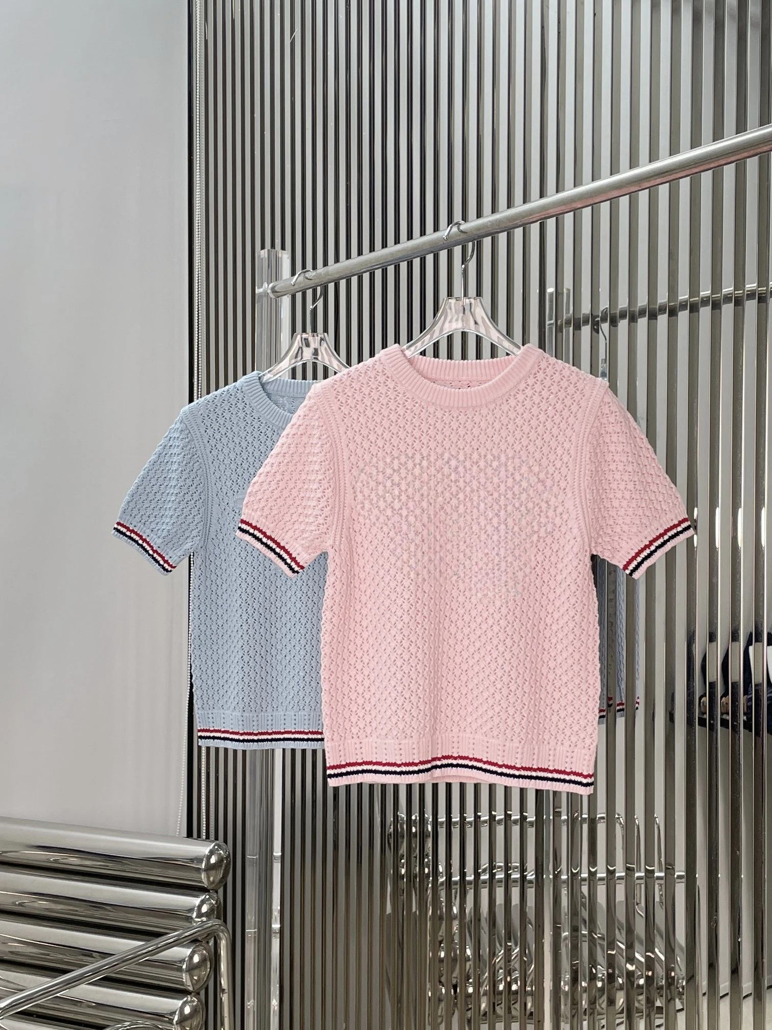 Simple Stylish Women's Short Sleeve Knitted Hollow out round Neck Top Dog Flower Pattern Fashionable Ageless Cotton Summer
Simple Stylish Women's Short Sleeve Knitted Hollow out round Neck Top Dog Flower Pattern Fashionable Ageless Cotton Summer