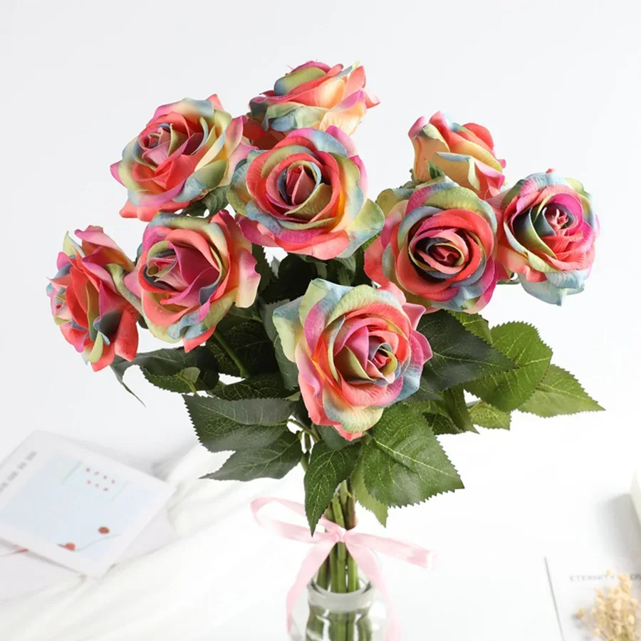 French Rose Colorful PU Moisturizing Feel Artificial Flowers High Quality Real Touch Fake Flowers Wedding Home Hotel Decoration
French Rose Colorful PU Moisturizing Feel Artificial Flowers High Quality Real Touch Fake Flowers Wedding Home Hotel Decoration