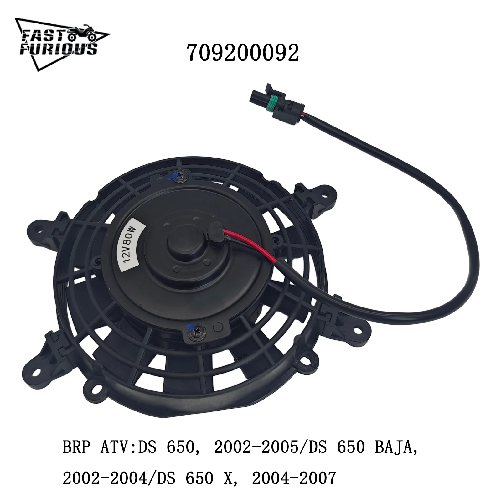 Radiator Cooling Fan Motor 709200092 for BRP DS650 DS650Baja DS650X 2000-2007
Radiator Cooling Fan Motor 709200092 for BRP DS650 DS650Baja DS650X 2000-2007