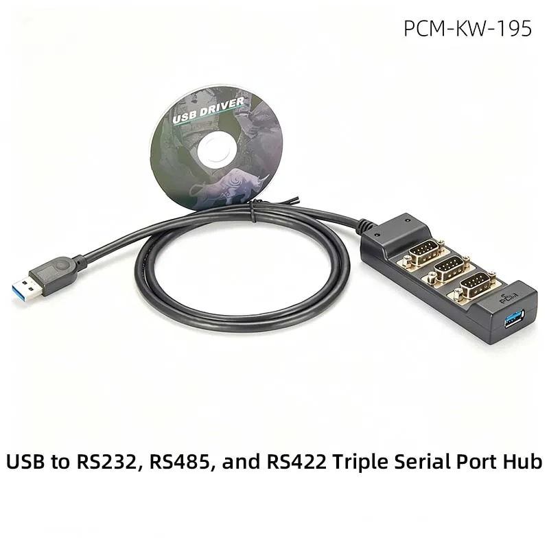 USB to RS232, RS485, and RS422 Triple Serial Port Hub: Industrial-Grade Multifunction Serial Converter
USB to RS232, RS485, and RS422 Triple Serial Port Hub: Industrial-Grade Multifunction Serial Converter