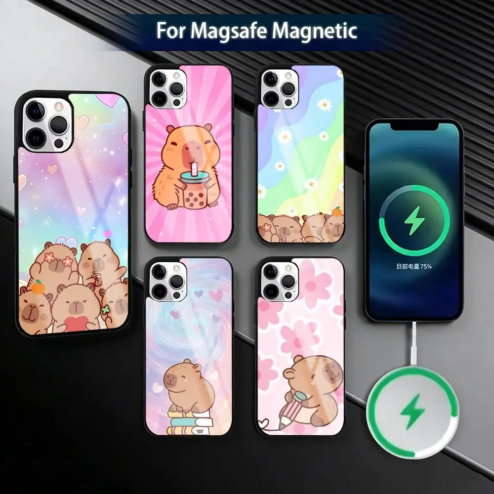 Lovely C-Capybara Phone Case For iPhone17,16,15,14,13,12,11 Plus,Pro Magnetic For Magsafe Wireless Charging
Lovely C-Capybara Phone Case For iPhone17,16,15,14,13,12,11 Plus,Pro Magnetic For Magsafe Wireless Charging