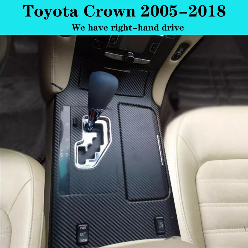 Carbon Fiber Interior Trim Sticker for Toyota Crown 2005-2018 Central Control, Gear Shift, Door Panel & Window Switch
Carbon Fiber Interior Trim Sticker for Toyota Crown 2005-2018 Central Control, Gear Shift, Door Panel & Window Switch