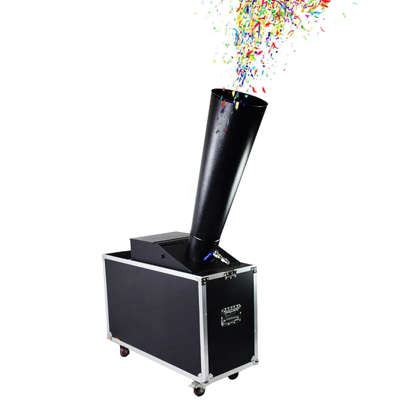 Co2 Large Confetti Machine Paper Blast Launcher Cannons Machine For Events Club Festival DMX Confetti Cannon Cutting Machine
Co2 Large Confetti Machine Paper Blast Launcher Cannons Machine For Events Club Festival DMX Confetti Cannon Cutting Machine
