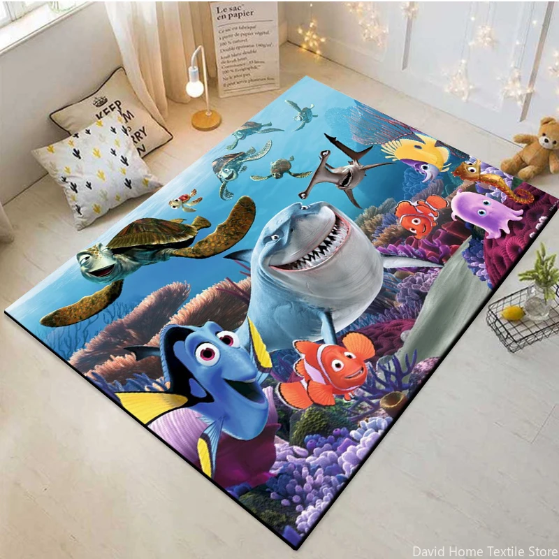 Finding Nemo 3D Cartoon Large Area Rug Carpet for Home Living Room Children's Bedroom Sofa Doormat Decoration Kids Mat Potdemiel
Finding Nemo 3D Cartoon Large Area Rug Carpet for Home Living Room Children's Bedroom Sofa Doormat Decoration Kids Mat Potdemiel