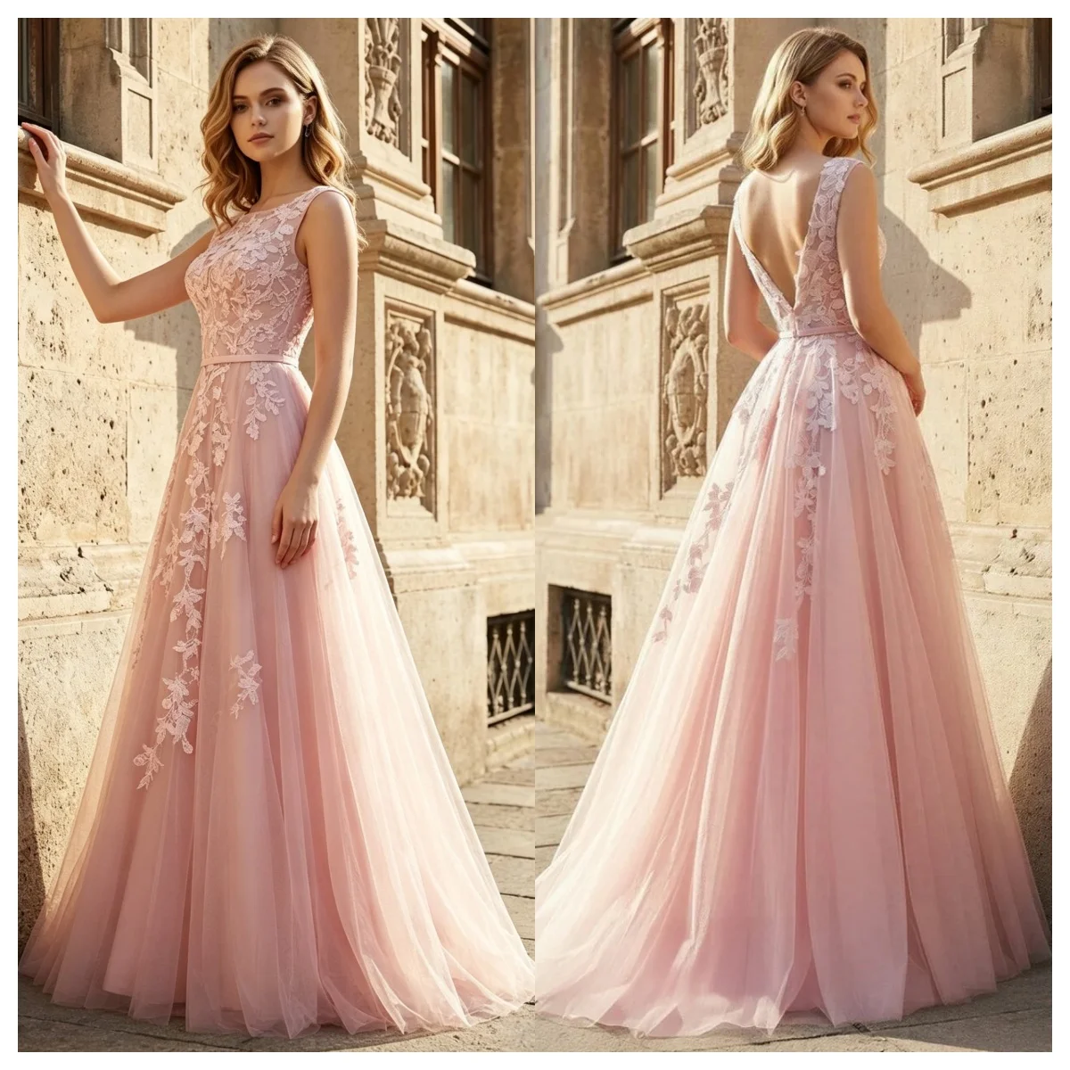Custom Elegant Tulle Evening Dress 2026 See Through 3D Lace Applique A Line Prom Dress Women Wedding Party Bridesmaid Dress
Custom Elegant Tulle Evening Dress 2026 See Through 3D Lace Applique A Line Prom Dress Women Wedding Party Bridesmaid Dress