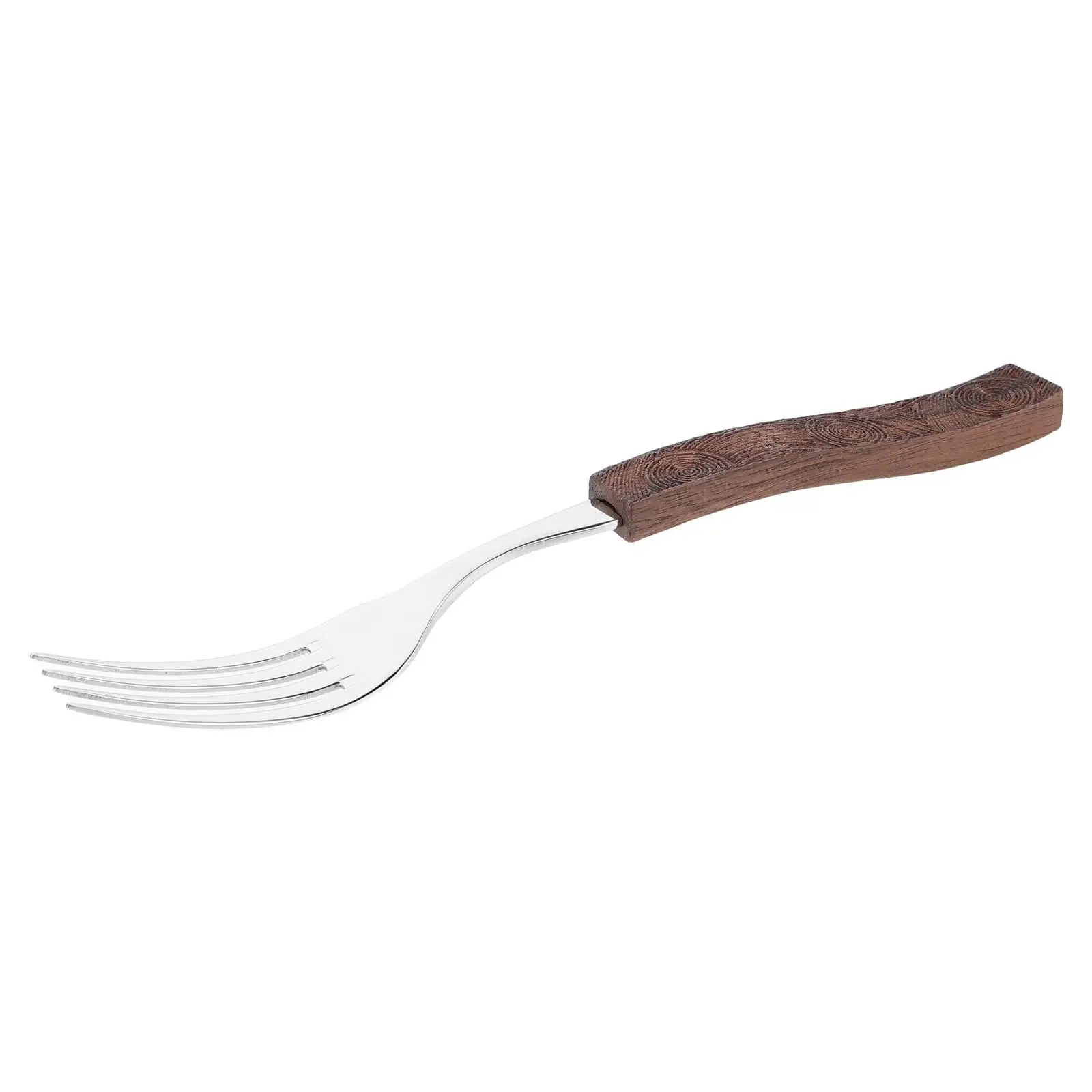 Stainless Steel Fork Walnut Wood Handle Dining Cutlery Safe Carving Design Metal Camping Kitchen Silverware
Stainless Steel Fork Walnut Wood Handle Dining Cutlery Safe Carving Design Metal Camping Kitchen Silverware