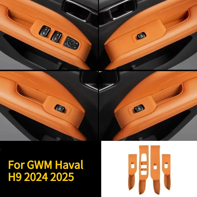 Car Window Lifting Panel Silicone Pad Anti-scratch Protective Mat with Door Armrest Storage Box For GWM Haval H9 2024 2025
Car Window Lifting Panel Silicone Pad Anti-scratch Protective Mat with Door Armrest Storage Box For GWM Haval H9 2024 2025