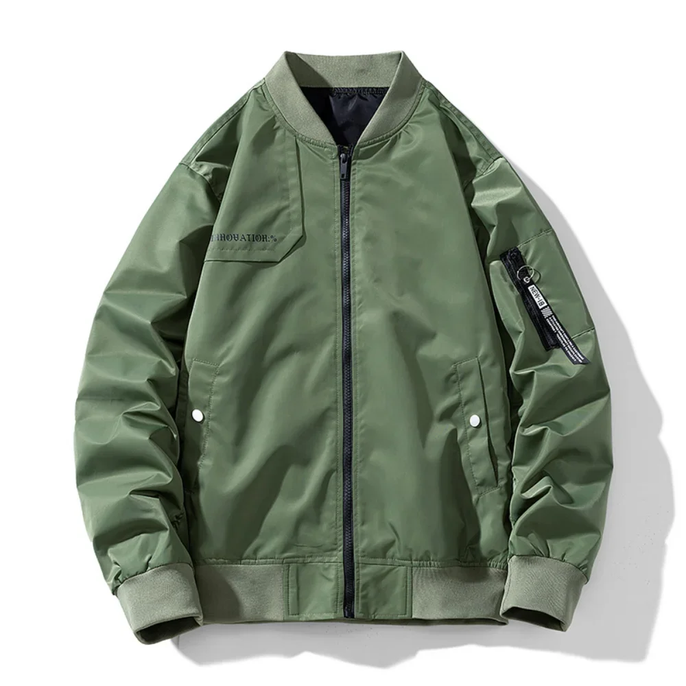 M-9XL men's Bomber jacket 2023 new casual fashion sports green baseball coat Spring autumn loose large size street men's jacket
M-9XL men's Bomber jacket 2023 new casual fashion sports green baseball coat Spring autumn loose large size street men's jacket