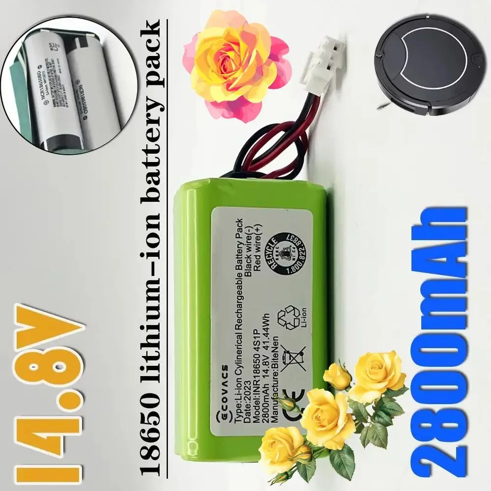 100% NEW 14.8V 2800mAh Li-ion Battery Pack SM 3P Plug For Airrobo P20 Robot Vacuum Cleaner
100% NEW 14.8V 2800mAh Li-ion Battery Pack SM 3P Plug For Airrobo P20 Robot Vacuum Cleaner