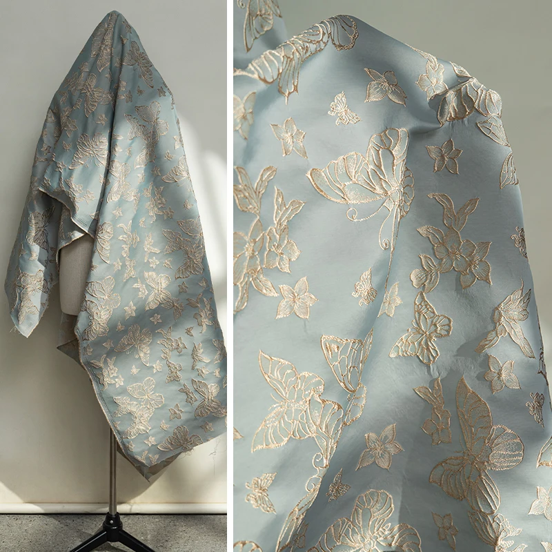 Ткань жаккардовая с вышивкой в китайском стиле «Бабочки», для верхней одежды, дизайнерская, оптовая продажа, ткань на метры
Ткань жаккардовая с вышивкой в китайском стиле «Бабочки», для верхней одежды, дизайнерская, оптовая продажа, ткань на метры