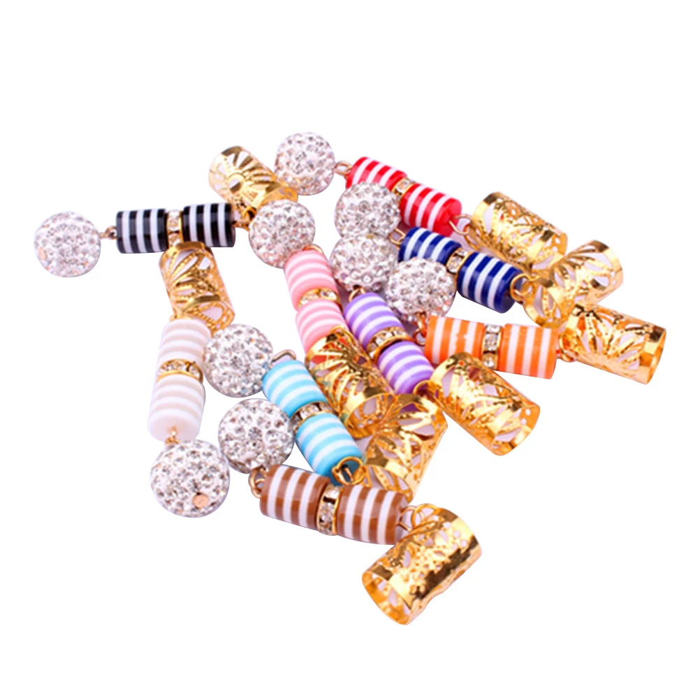 20 Pcs Hair Cuffs Braid Rings Dreadlocks Braiding Beads Filigree Tube Styling Accessories Lightweight Resin Design For Festival
20 Pcs Hair Cuffs Braid Rings Dreadlocks Braiding Beads Filigree Tube Styling Accessories Lightweight Resin Design For Festival