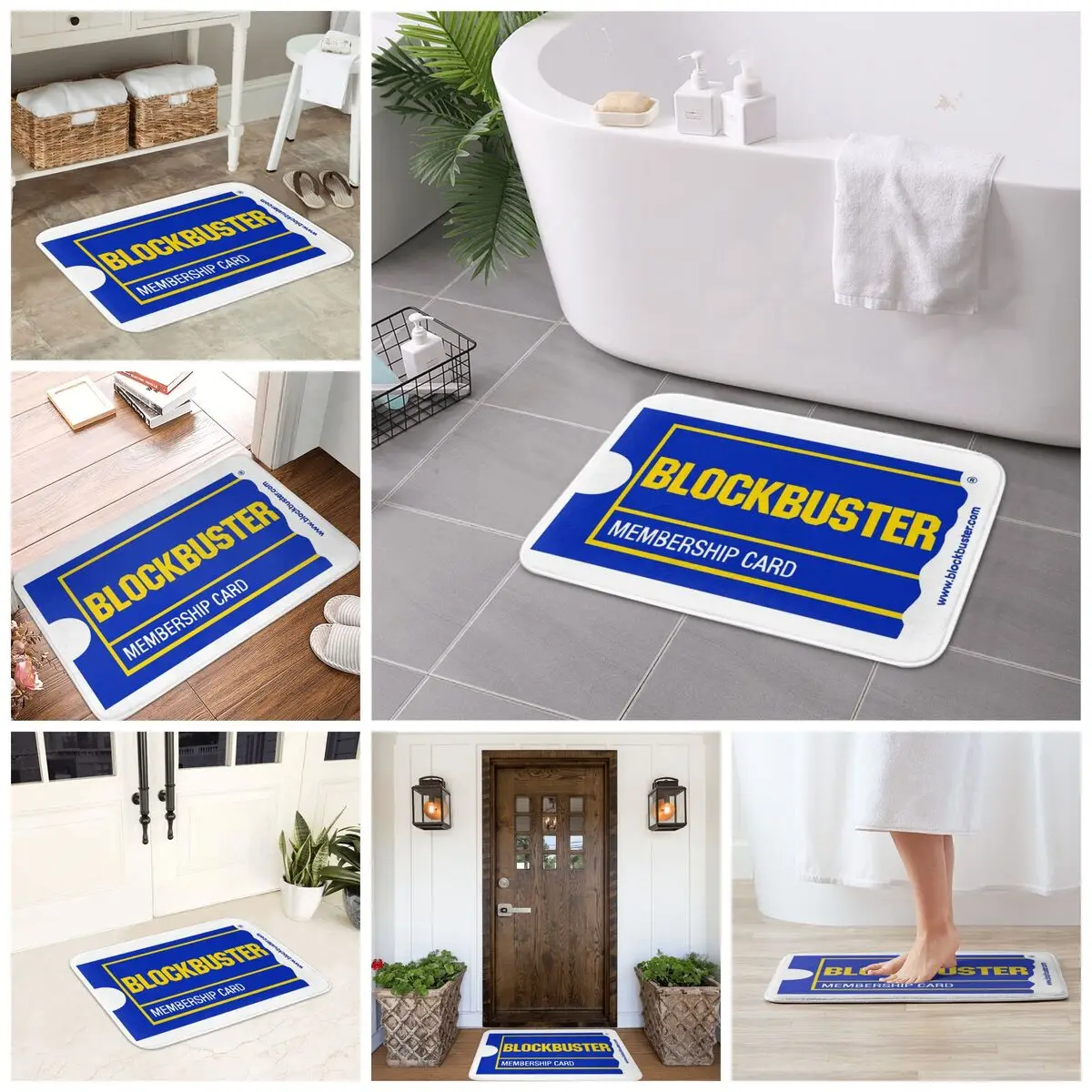 Blockbuster Membership Card Anti-slip Doormat Floor Mat Durable Carpet Rug for Kitchen Entrance Home Balcony Footpad Mats
Blockbuster Membership Card Anti-slip Doormat Floor Mat Durable Carpet Rug for Kitchen Entrance Home Balcony Footpad Mats