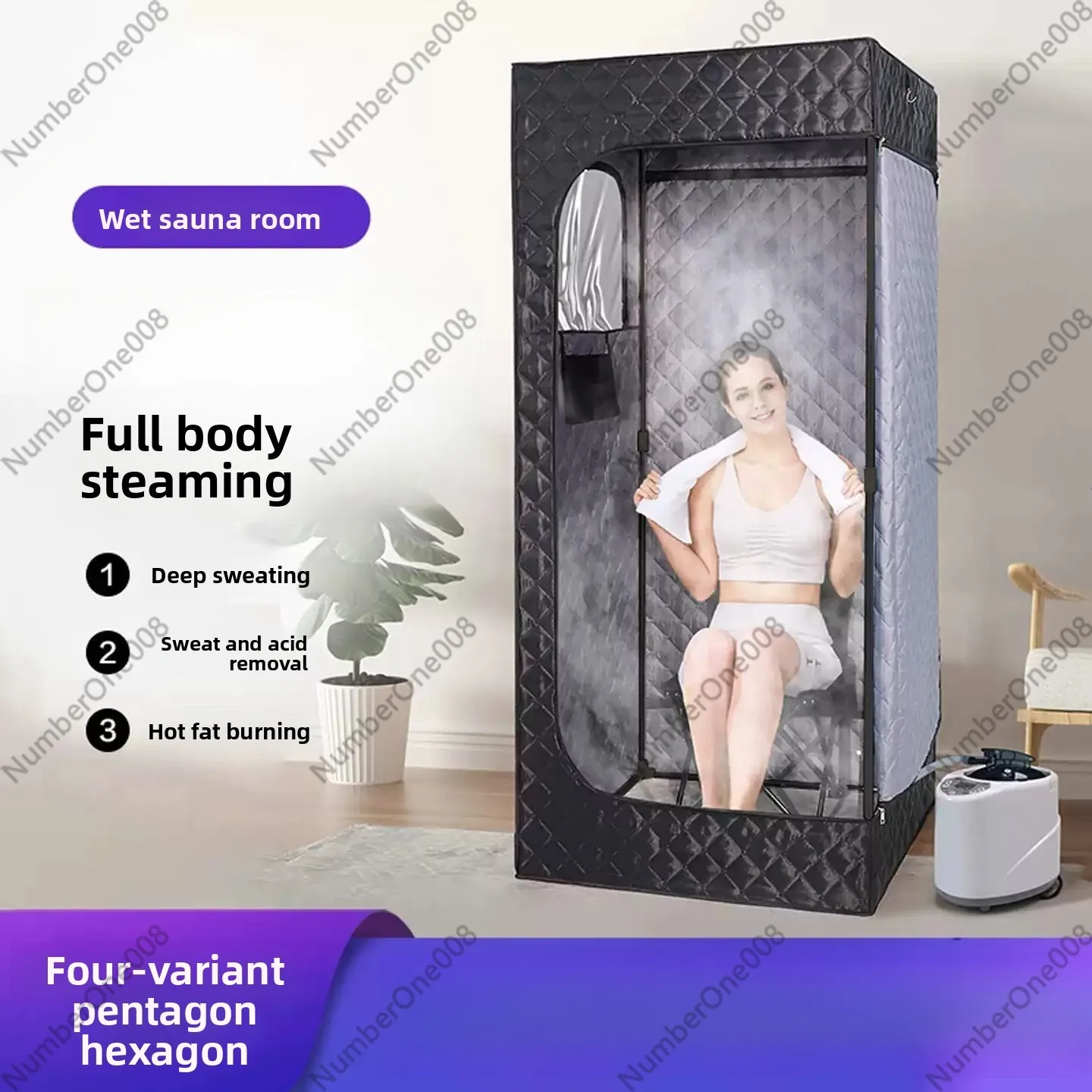 Portable 3L Steam Generator for Home Sauna Tent Personal Steam Spa
Portable 3L Steam Generator for Home Sauna Tent Personal Steam Spa