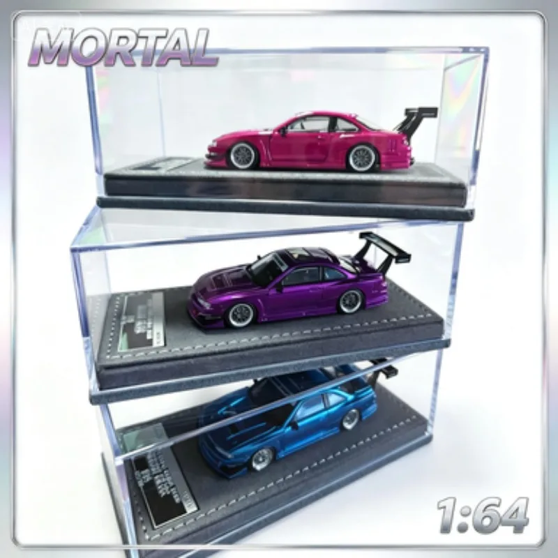 MORTAL 1:64 S14 Limited Edition на выставке, подарок для мужчин, модель автомобиля из литого сплава, коллекционный предмет для взрослых.
MORTAL 1:64 S14 Limited Edition на выставке, подарок для мужчин, модель автомобиля из литого сплава, коллекционный предмет для взрослых.