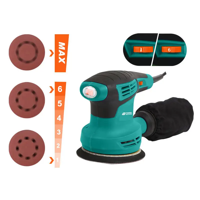 Wholesale 125mm 5 Inch Random Orbital Sander Variable Speed Electric Palm Sander For Woodworking Sanding Polishing Deburring
Wholesale 125mm 5 Inch Random Orbital Sander Variable Speed Electric Palm Sander For Woodworking Sanding Polishing Deburring