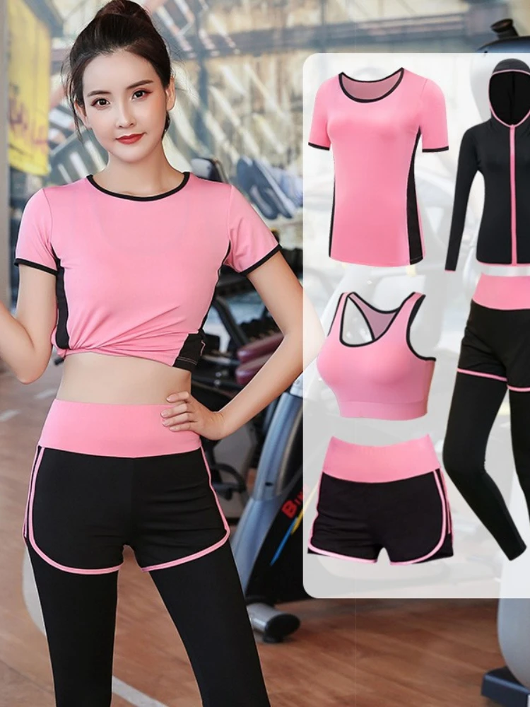 Sports Suit Female Quick-drying Yoga Outwear Woman Professional Morning Running Sportwear Female Running Training Clothing
Sports Suit Female Quick-drying Yoga Outwear Woman Professional Morning Running Sportwear Female Running Training Clothing