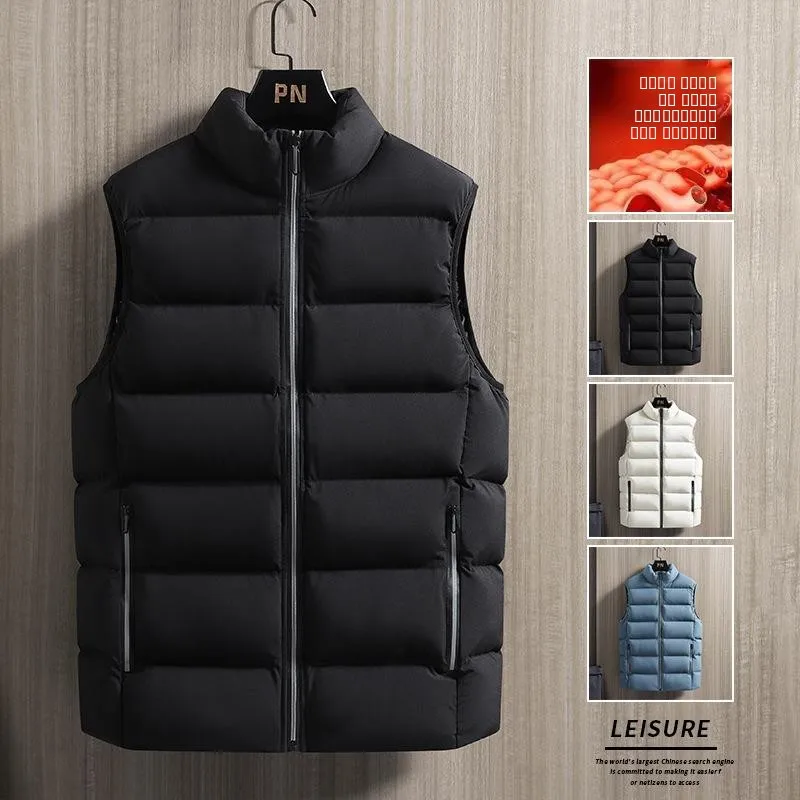 Мужской модный повседневный утепленный жилет из хлопка на весну-осень-зиму с воротником-стойкой, цветной, без рукавов, трендовый, для отдыха
Мужской модный повседневный утепленный жилет из хлопка на весну-осень-зиму с воротником-стойкой, цветной, без рукавов, трендовый, для отдыха