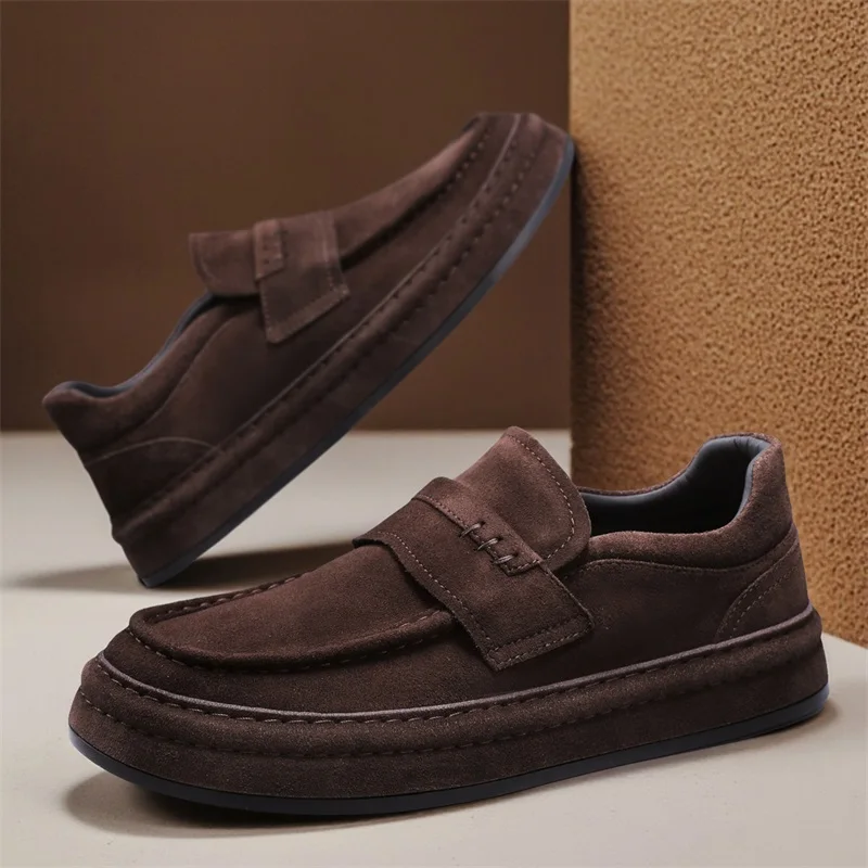 Leather Men Casual Shoes Soft Sole Comfortable Loafers for Men Fashionable Slip-on Driving Shoes Non-slip Business Shoe
Leather Men Casual Shoes Soft Sole Comfortable Loafers for Men Fashionable Slip-on Driving Shoes Non-slip Business Shoe
