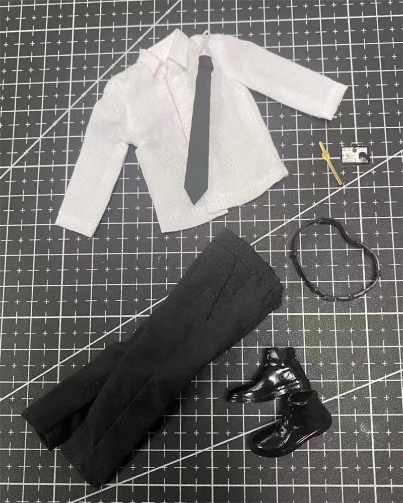 YYDS 1/12 Soldier Doll Trendy Detective Clothing White Shirt Tie Pants Belt Shoe Set Model For 6'' Action Figure Body In Stock
YYDS 1/12 Soldier Doll Trendy Detective Clothing White Shirt Tie Pants Belt Shoe Set Model For 6'' Action Figure Body In Stock