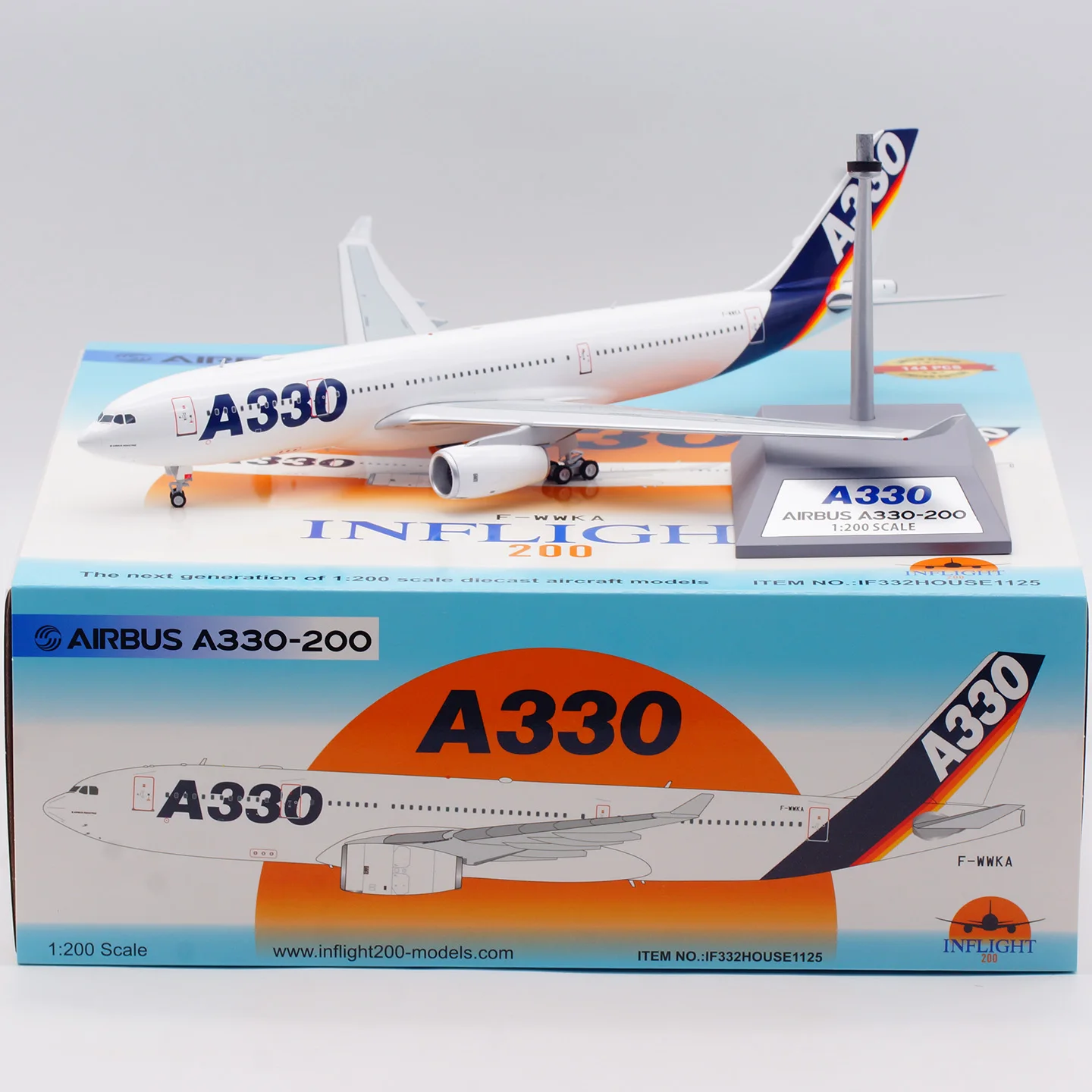 IF332HOUSE1125 Alloy Collectible Plane Gift INFLIGHT 1:200 Airbus "House Color" A330-200 Diecast Aircraft Jet Model F-WWKA
IF332HOUSE1125 Alloy Collectible Plane Gift INFLIGHT 1:200 Airbus "House Color" A330-200 Diecast Aircraft Jet Model F-WWKA