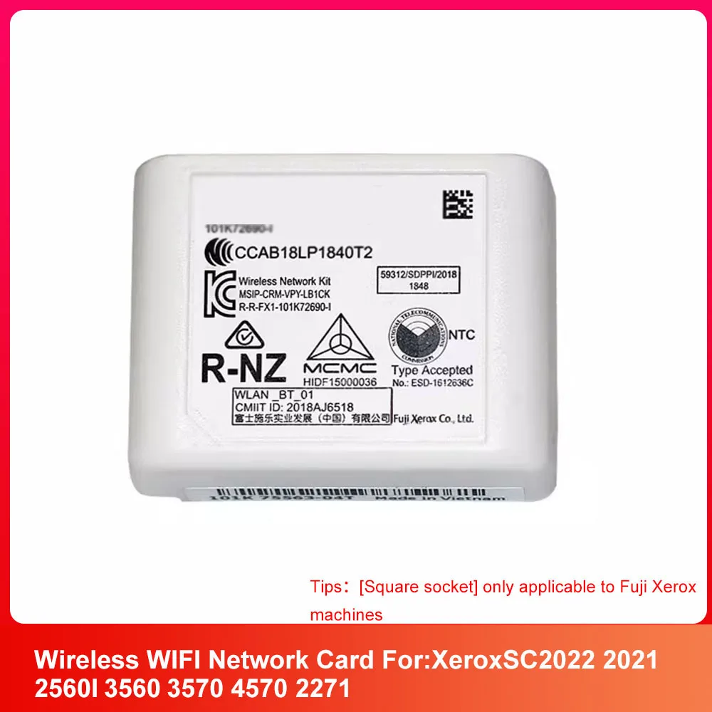 Wireless WIFI Network Card for Xerox SC2022 2021 Wireless WIFI Network Card 2560I Network 3560 Module 3570 4570 2271 
Wireless WIFI Network Card for Xerox SC2022 2021 Wireless WIFI Network Card 2560I Network 3560 Module 3570 4570 2271