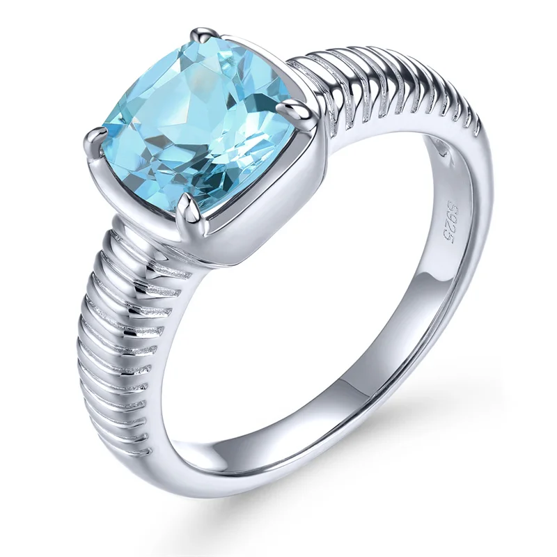 Genuine 2.5 Carats Silver 925 Original Ring Natural Garnet Sky Blue Topaz Ring 925 Silver Fashion Ring Jewelry
Genuine 2.5 Carats Silver 925 Original Ring Natural Garnet Sky Blue Topaz Ring 925 Silver Fashion Ring Jewelry