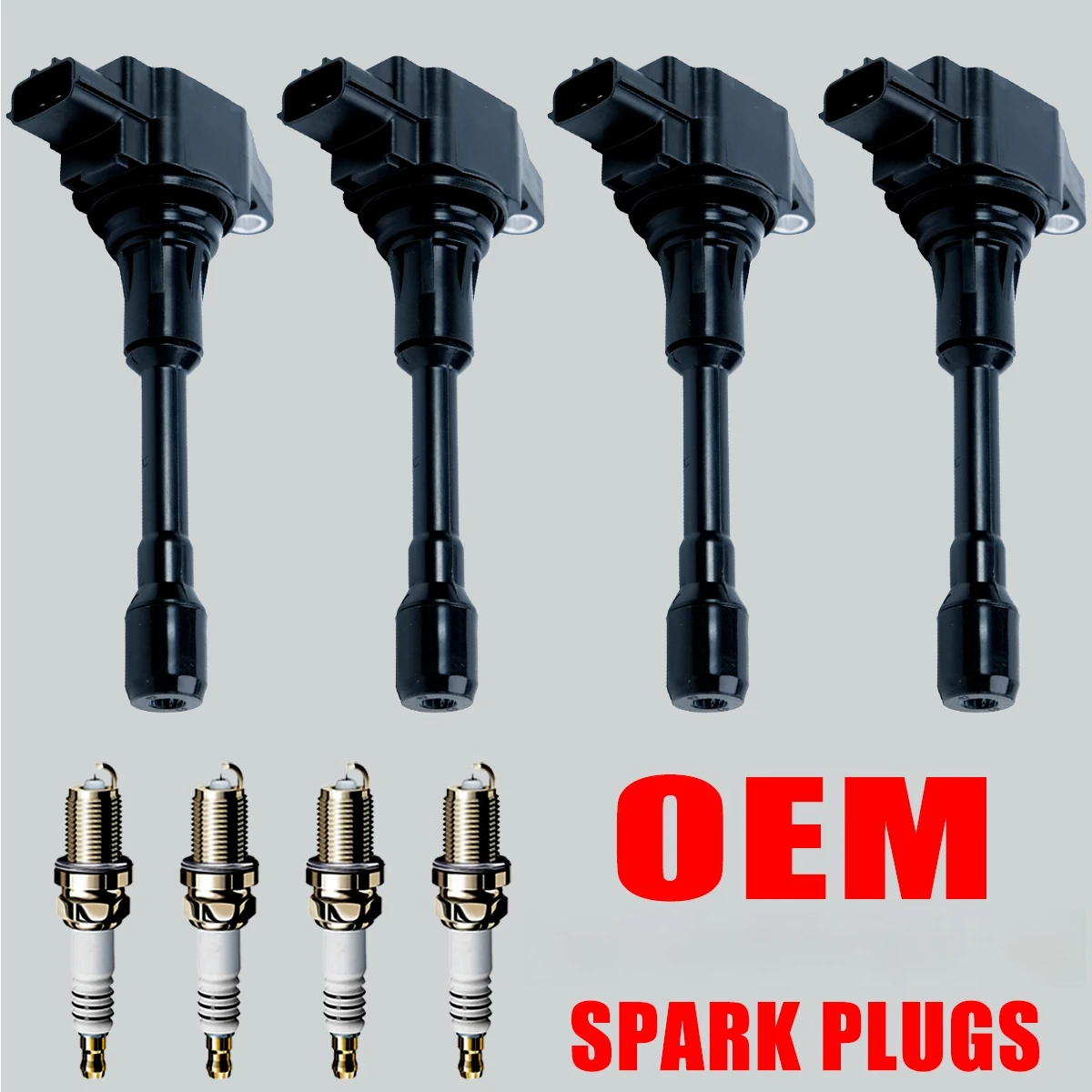 4 катушки зажигания OEM и свечи зажигания 4X Iridium для Nissan Altima Sentra UF549 22448-EA000, 22448EA000, 22448-JA00C
4 катушки зажигания OEM и свечи зажигания 4X Iridium для Nissan Altima Sentra UF549 22448-EA000, 22448EA000, 22448-JA00C