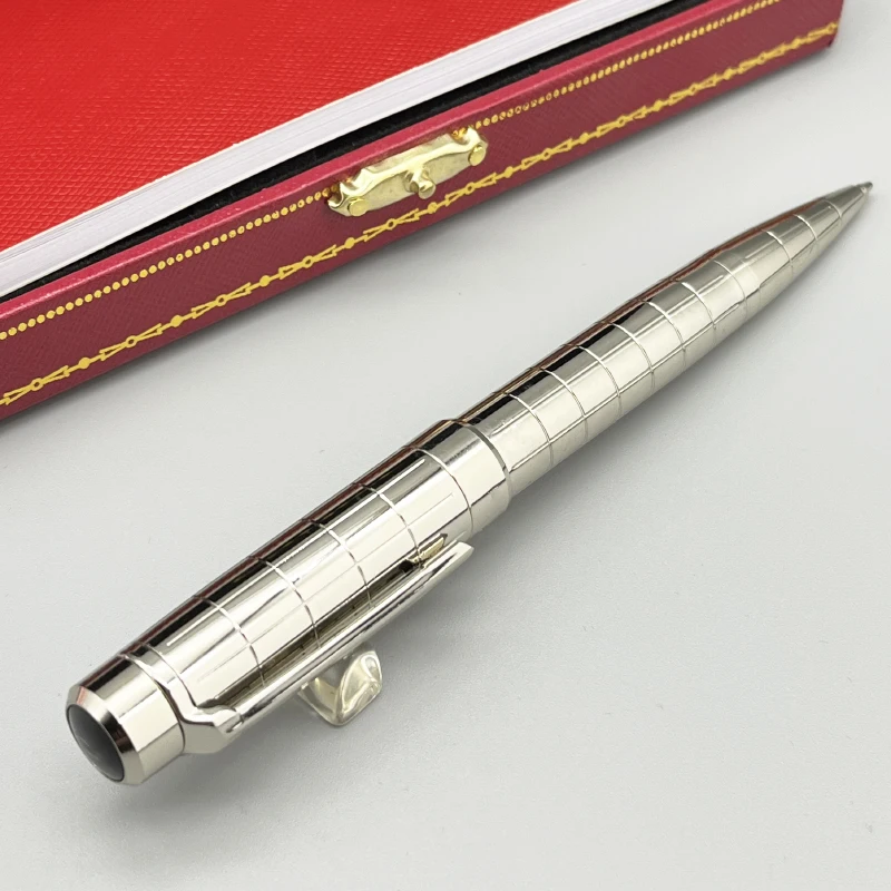 YAMALANG Luxury Ballpoint Pens Silver Lattice Metal Comfortable Writing Stationery
YAMALANG Luxury Ballpoint Pens Silver Lattice Metal Comfortable Writing Stationery