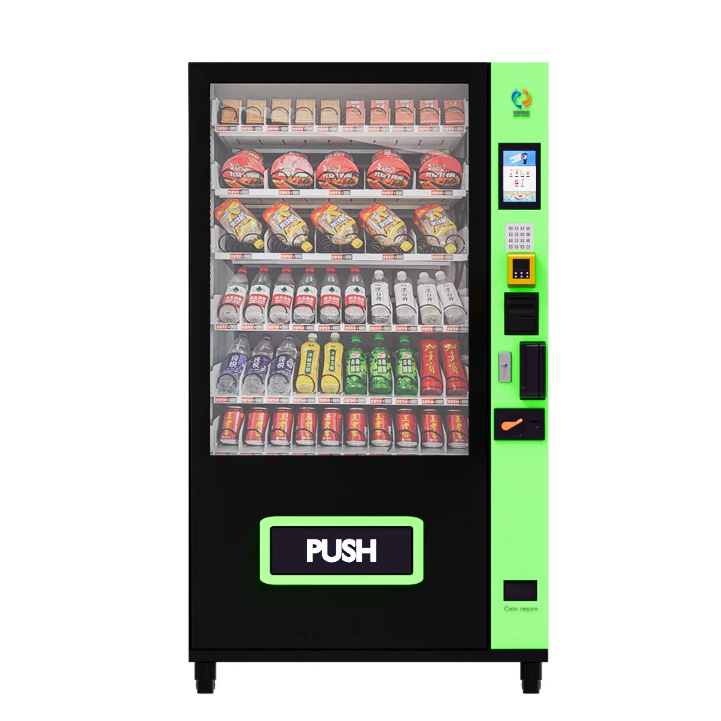 Snack Drink Automatic Combo Vending Machine Distributeur Automatique Cold Drink Water Vending Machine For Drinks And Snacks
Snack Drink Automatic Combo Vending Machine Distributeur Automatique Cold Drink Water Vending Machine For Drinks And Snacks