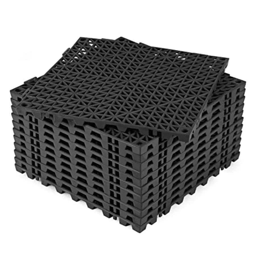 Modular Interlocking Cushion 12P 11.8" x 11.8" Interlocking Rubber Floor Drain Holes Non-Slip Splicing Drainage Mats for Deck,
Modular Interlocking Cushion 12P 11.8" x 11.8" Interlocking Rubber Floor Drain Holes Non-Slip Splicing Drainage Mats for Deck,