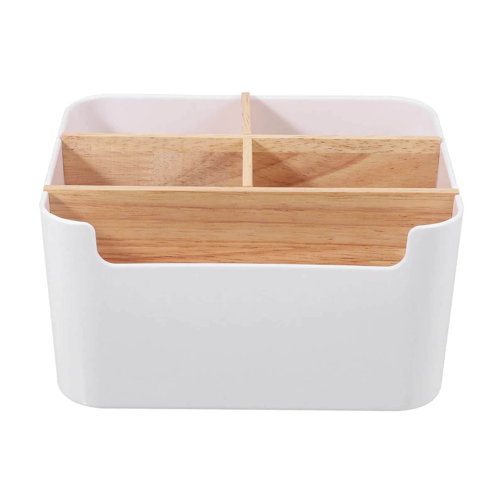 Wood Plastic Desk Organizer 5 Compartments Desktop Storage Box Holder Table Organizer Phone Stationery Holder
Wood Plastic Desk Organizer 5 Compartments Desktop Storage Box Holder Table Organizer Phone Stationery Holder