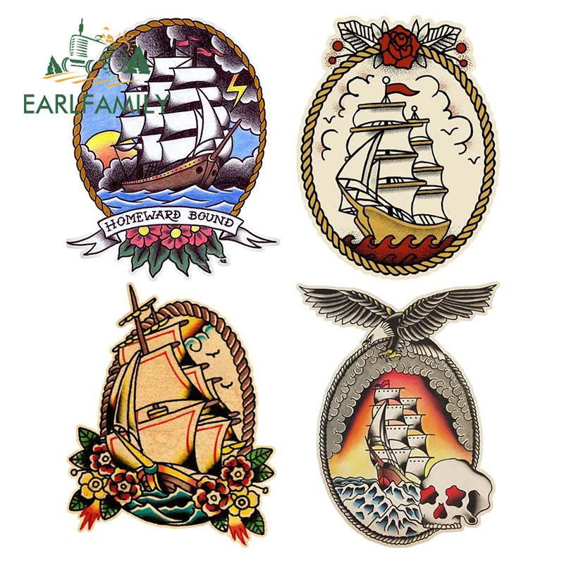 EARLFAMILY 13cm Retro Navigation Ferry Art Tattoo Car Stickers Scratch-Proof Graphics Decal Windows Motorcycle Trunk Car Lable
EARLFAMILY 13cm Retro Navigation Ferry Art Tattoo Car Stickers Scratch-Proof Graphics Decal Windows Motorcycle Trunk Car Lable