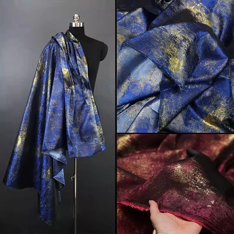 Gilded Double-sided Brocade Satin Abstract Jacquard Designer Fabric for Sewing Cheongsam Dress DIY Needlework Material
Gilded Double-sided Brocade Satin Abstract Jacquard Designer Fabric for Sewing Cheongsam Dress DIY Needlework Material