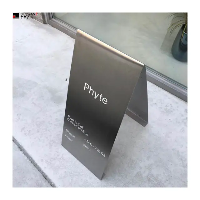 Custom A Frame Sign Double-Sided Folding Board Slide-in Sidewalk Signboard For Outdoor Street Advertising Poster
Custom A Frame Sign Double-Sided Folding Board Slide-in Sidewalk Signboard For Outdoor Street Advertising Poster
