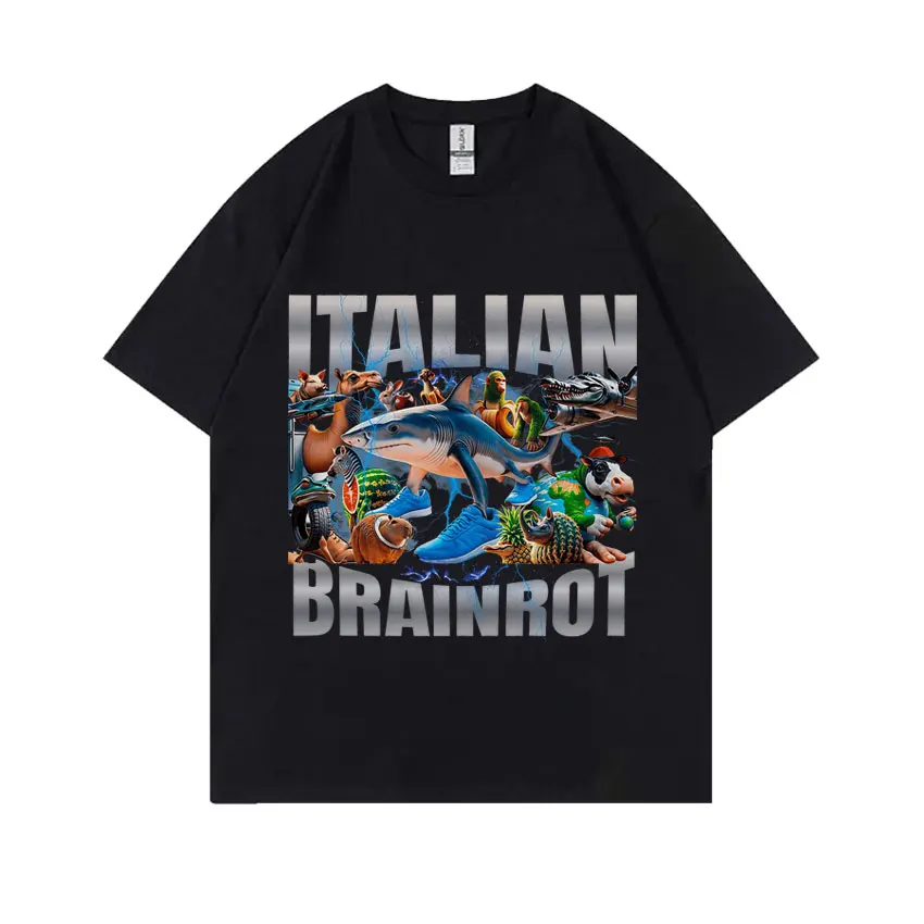 Italian Brainrot Tralalero Tralala Tung Tung Tung Sahur Bombardiro Crocodilo Funny T-shirt Men Women Casual Humor Style T Shirts
Italian Brainrot Tralalero Tralala Tung Tung Tung Sahur Bombardiro Crocodilo Funny T-shirt Men Women Casual Humor Style T Shirts