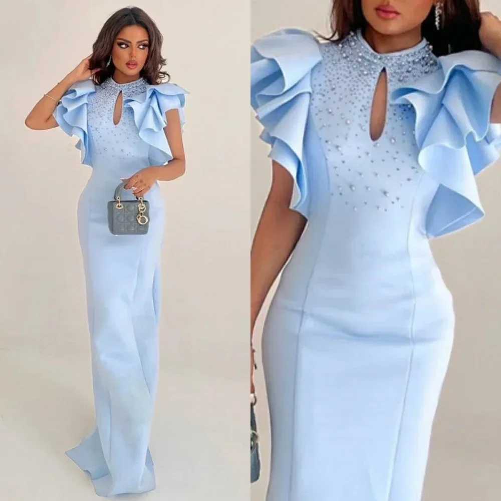 Eleagnt High Collar Slit Sheath Party Dress Floor Length Sleeveless Sequin Formal Evening Gowns 이브닝드레스 فستان
Eleagnt High Collar Slit Sheath Party Dress Floor Length Sleeveless Sequin Formal Evening Gowns 이브닝드레스 فستان