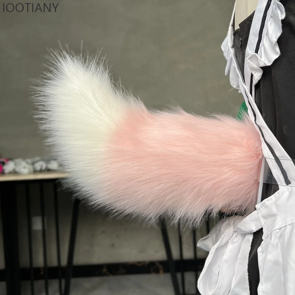 Handmade Pink Furry Cat Fox Tail Japanese Kawaii Lolita Anime Exhibition Party Props Women's Fur Tail Corner Cosplay Accessories
Handmade Pink Furry Cat Fox Tail Japanese Kawaii Lolita Anime Exhibition Party Props Women's Fur Tail Corner Cosplay Accessories