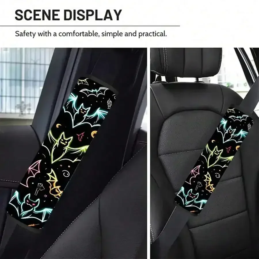 2pcs Neon Bat Car Seatbelt Covers Halloween Style Universal Soft Stylish Interior Accessories
2pcs Neon Bat Car Seatbelt Covers Halloween Style Universal Soft Stylish Interior Accessories